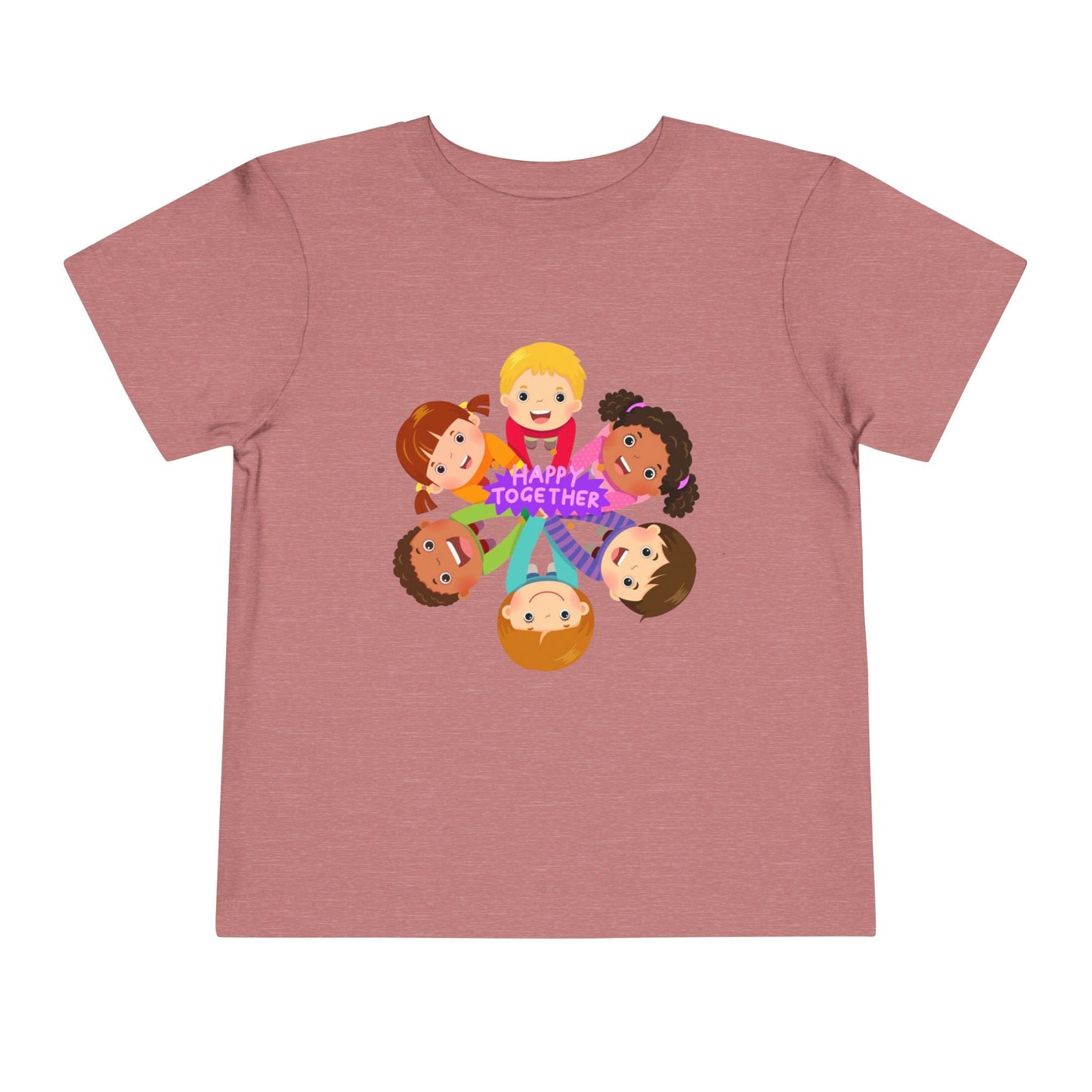 Toddler Tee — 'We All Fit Together' Diversity Kids Shirt Printify