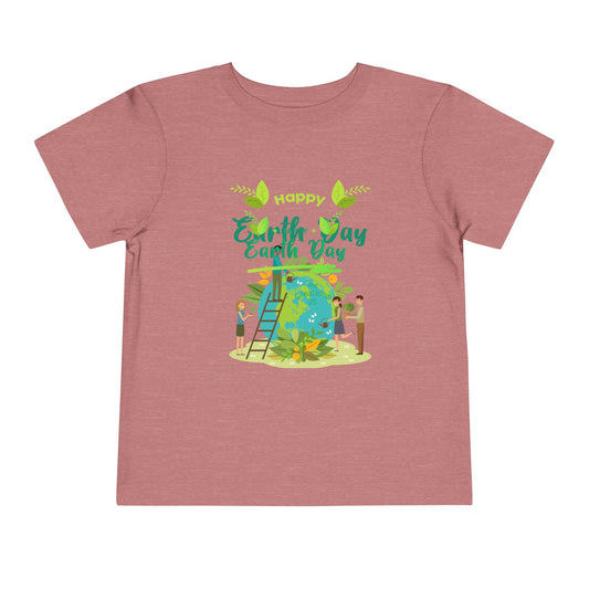 Earth Day Toddler Tee — Happy Earth Day Kids T-Shirt