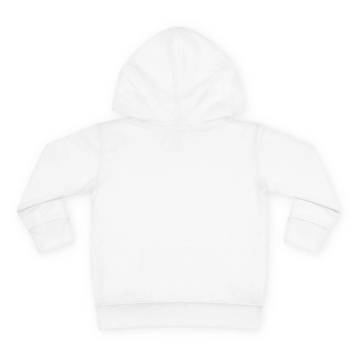 Cozy toddler hoodie with diverse children and empowering message. Perfect for celebrating inclusion and unity. Soft and durable. Sizes 2T-5/6T.
Back View, White