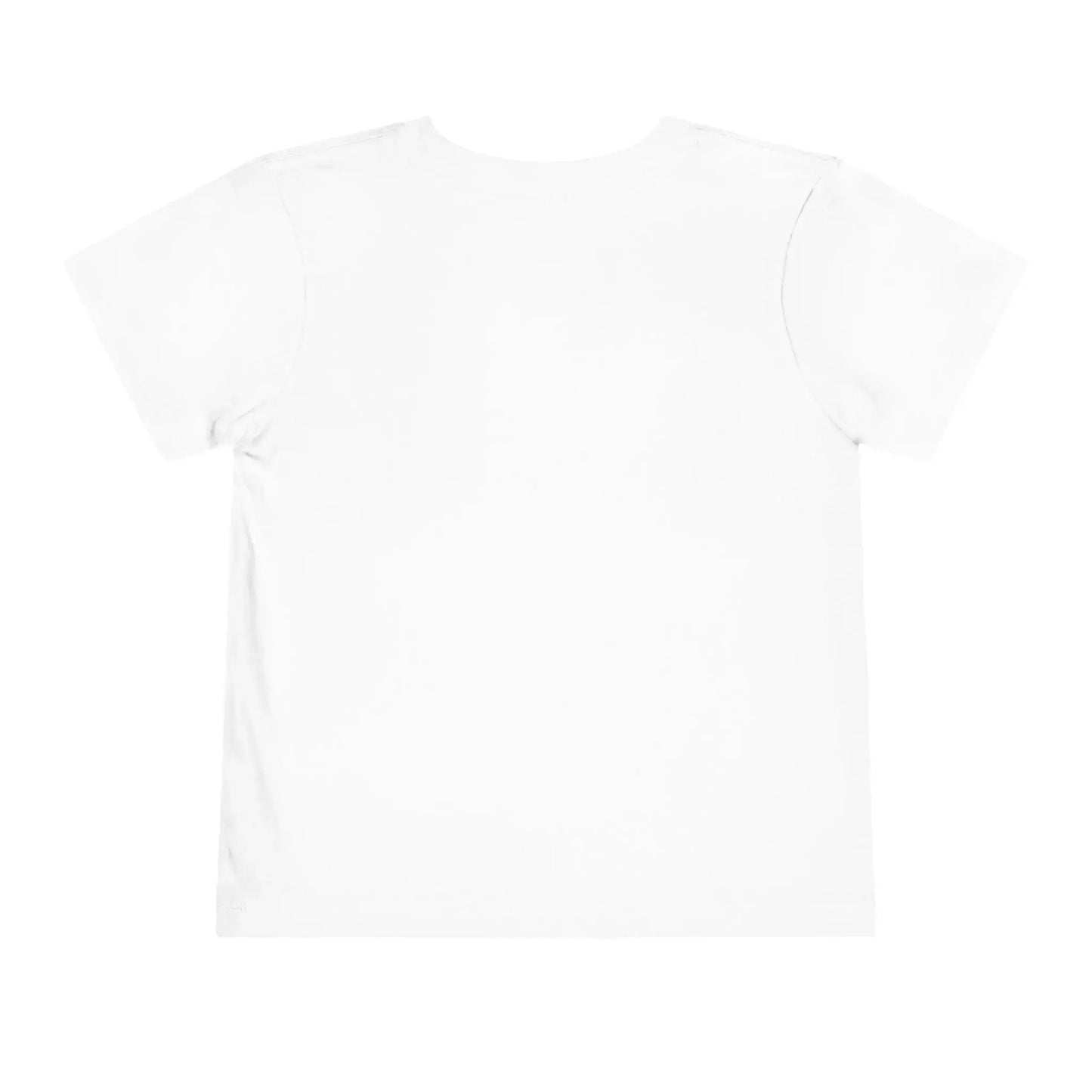 Plain white t-shirt on a light gray background