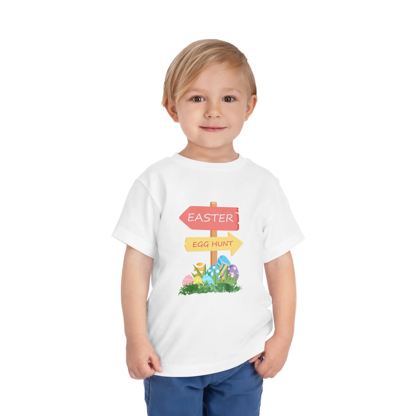 Easter Egg Hunt Toddler Tee Printify