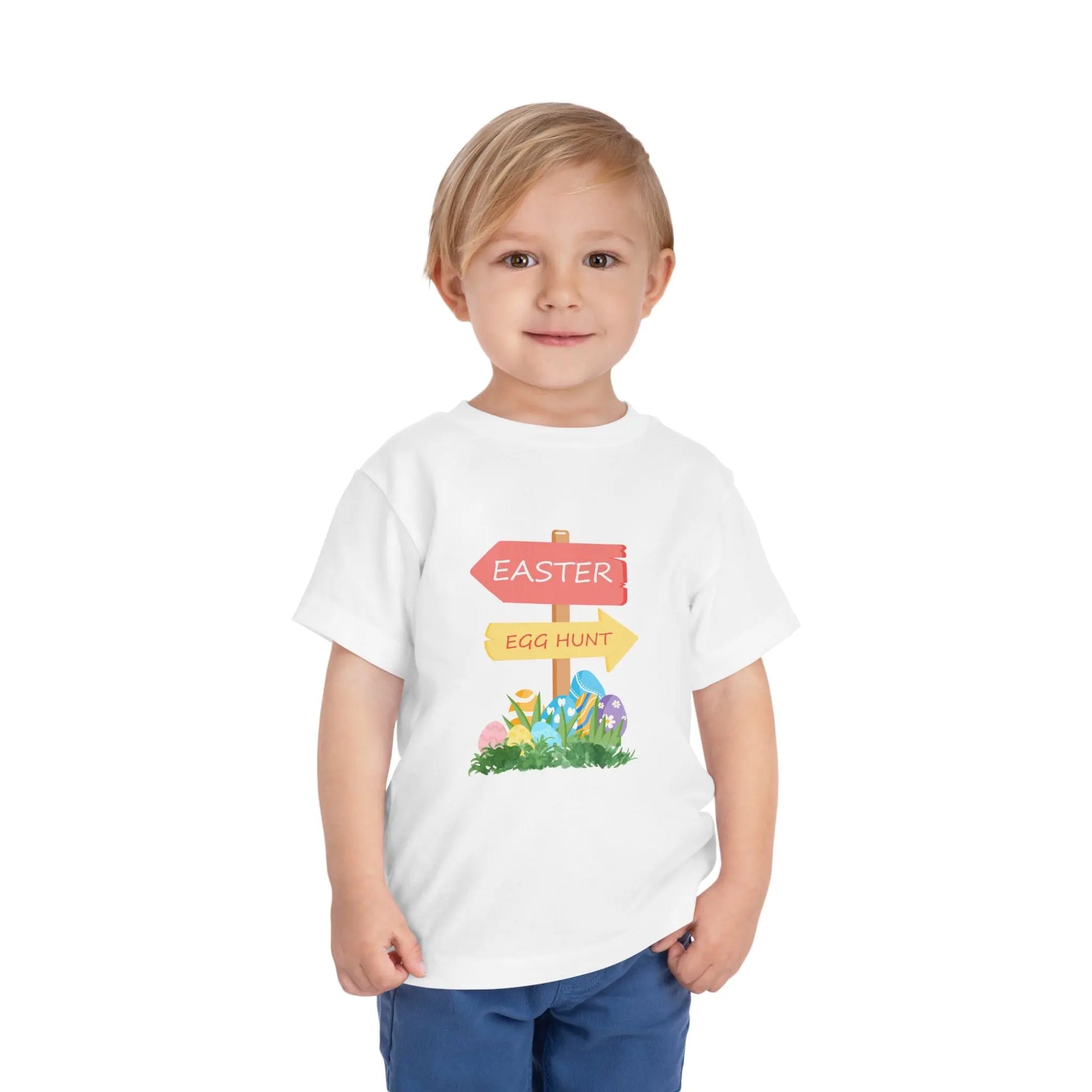 Easter Egg Hunt Toddler Tee Printify