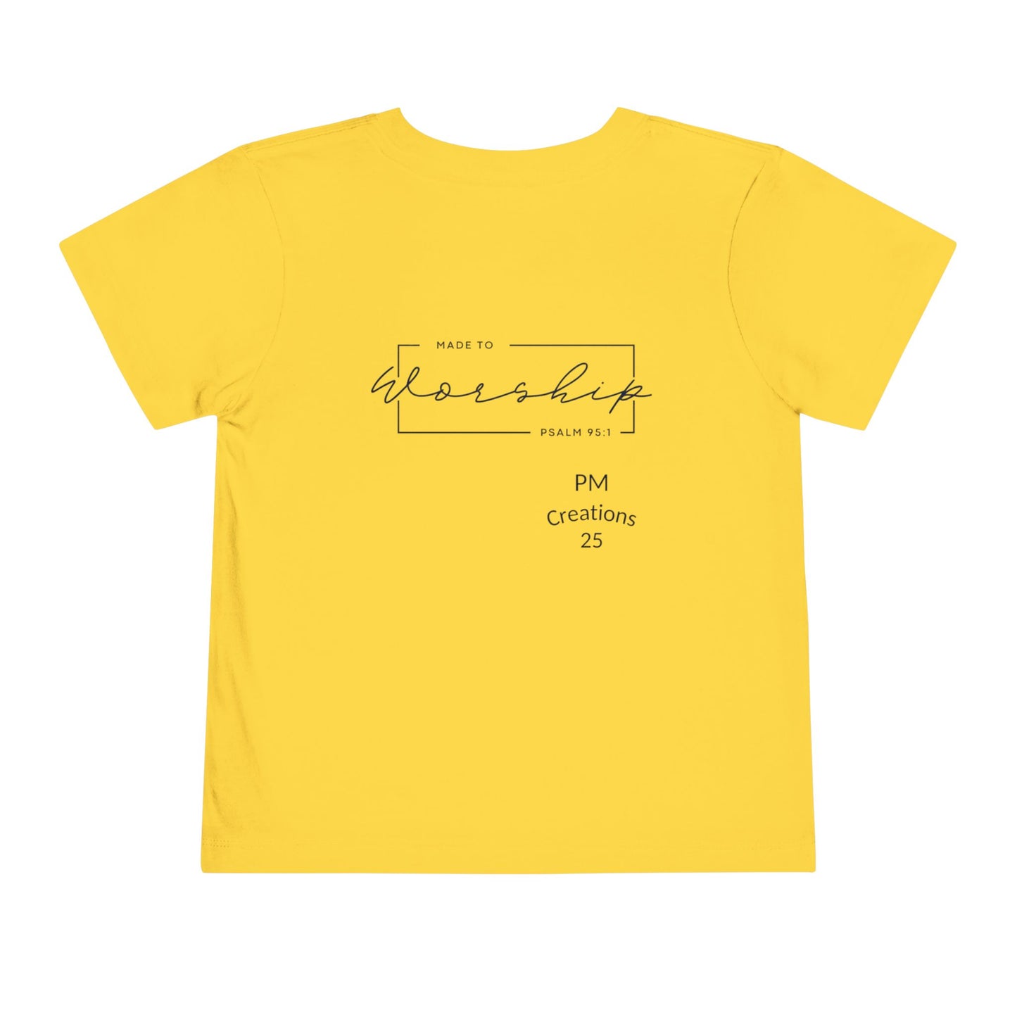 Toddler Tee — "Gratitude Blooms" Floral Christian Graphic