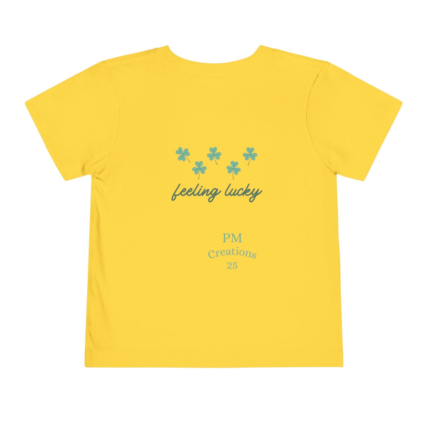 Toddler Tee — 'Lucky' Shamrock Rainbow St. Patrick’s Day Shirt