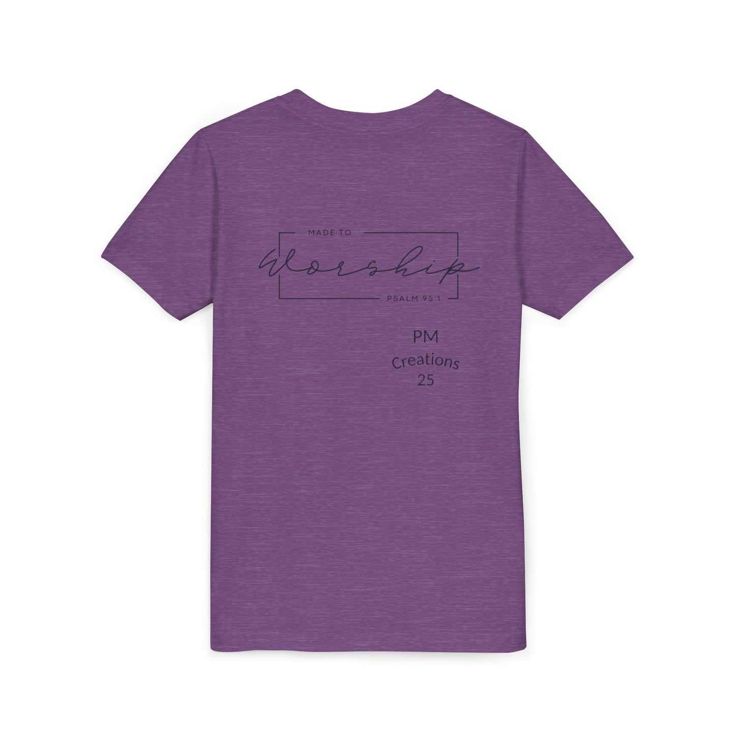 Gratitude Blossoms Youth Tee — Floral Inspirational Kids Shirt