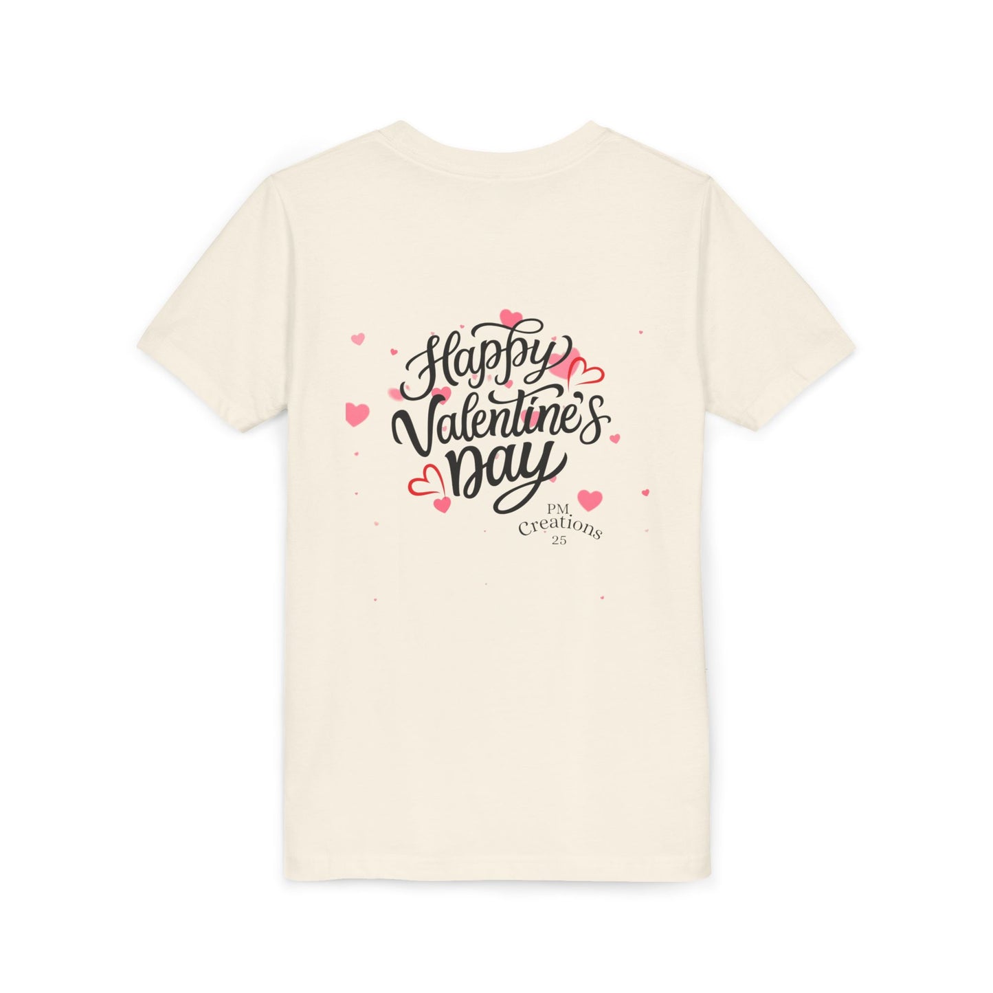Valentine's Day Youth Tee – Cute Penguin with Hearts