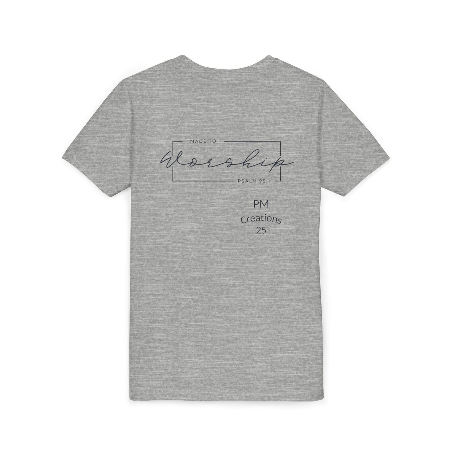 He Is Risen Youth Tee — Easter Cross & Dove Christian Kids Shirt