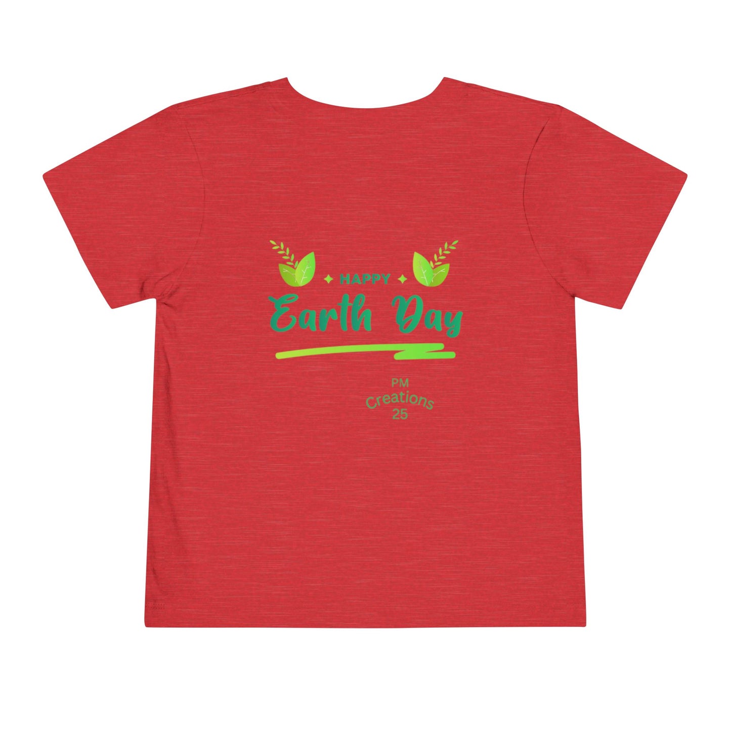 Toddler Tee – "Be the Change" Earth Day Kids Shirt