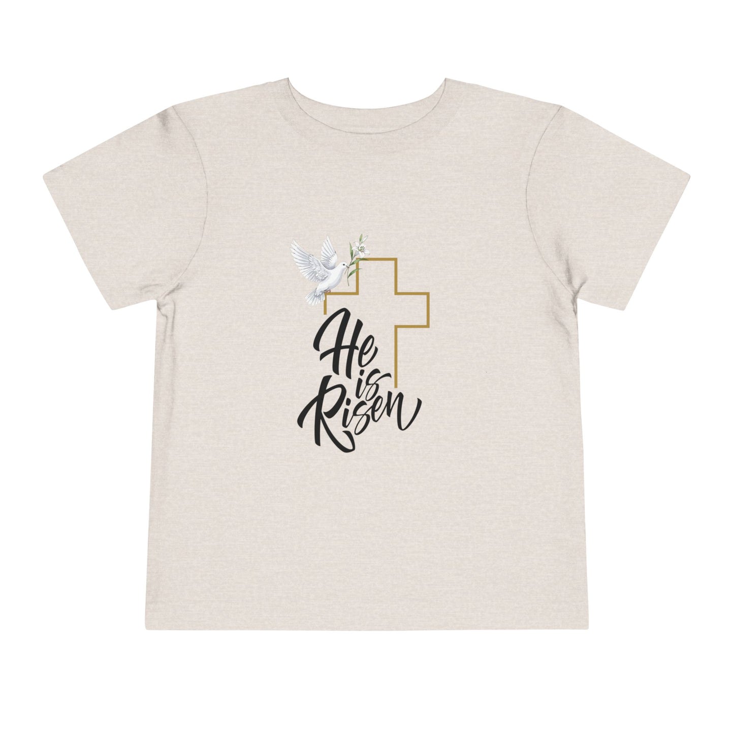 He Is Risen Toddler Tee