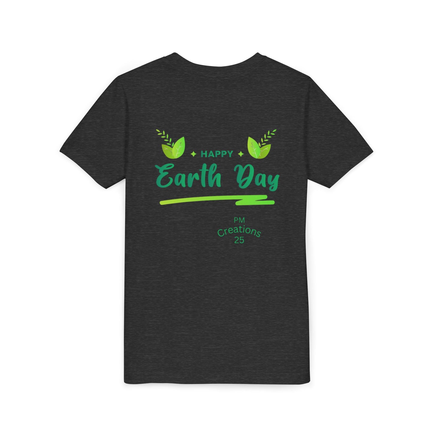 Earth Day Kids T-Shirt - Cute Smiling Heart Earth Design