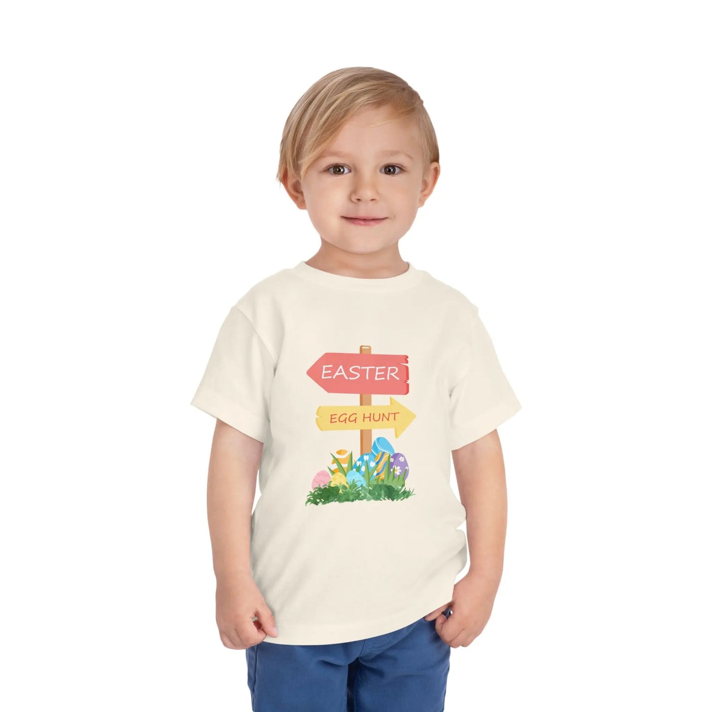 Easter Egg Hunt Toddler Tee Printify