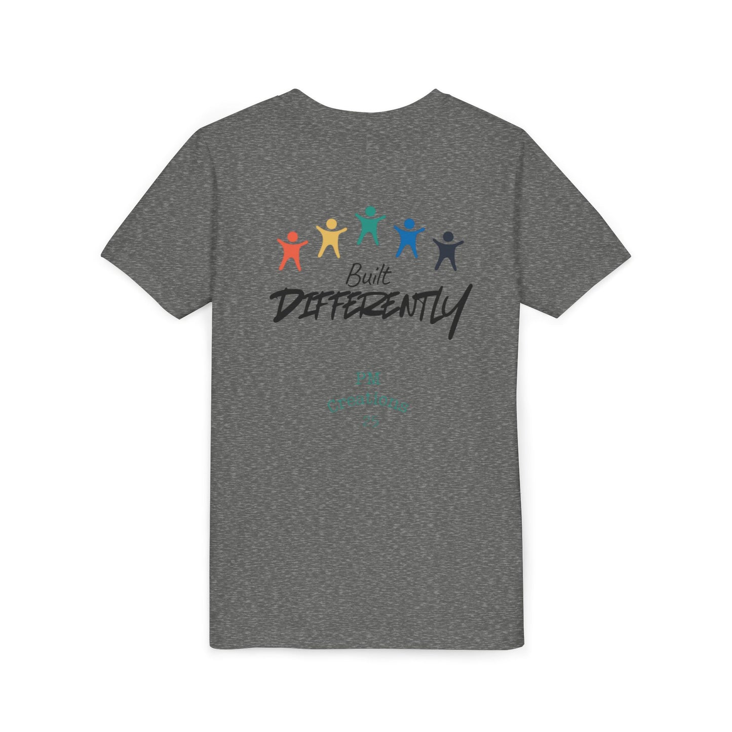 Built Differently Youth Tee — Autism/Neurodiversity Pride Kids T‑Shirt