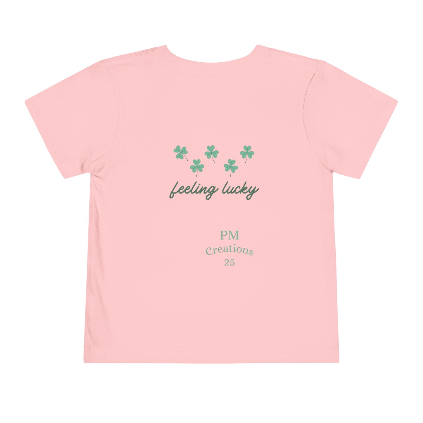 Toddler Tee — 'Lucky' Shamrock Rainbow St. Patrick’s Day Shirt