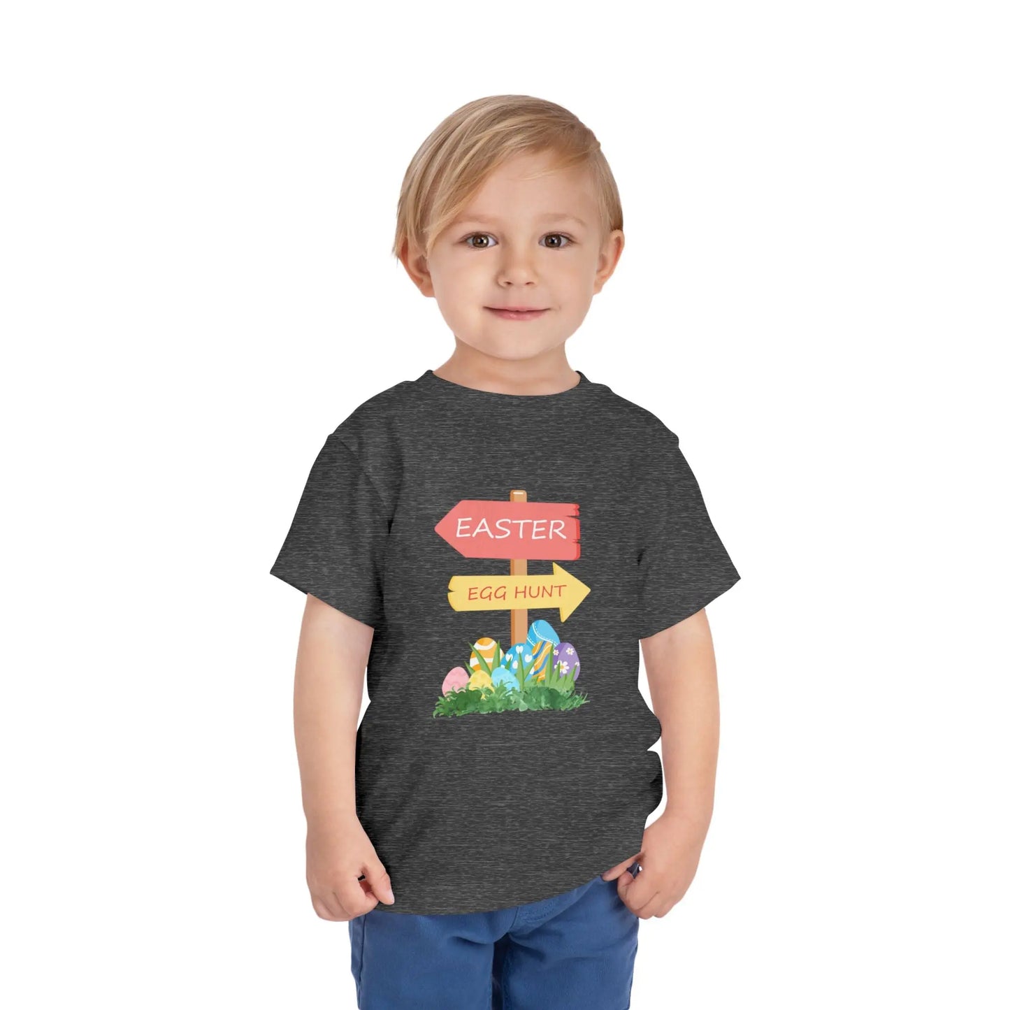 Easter Egg Hunt Toddler Tee Printify