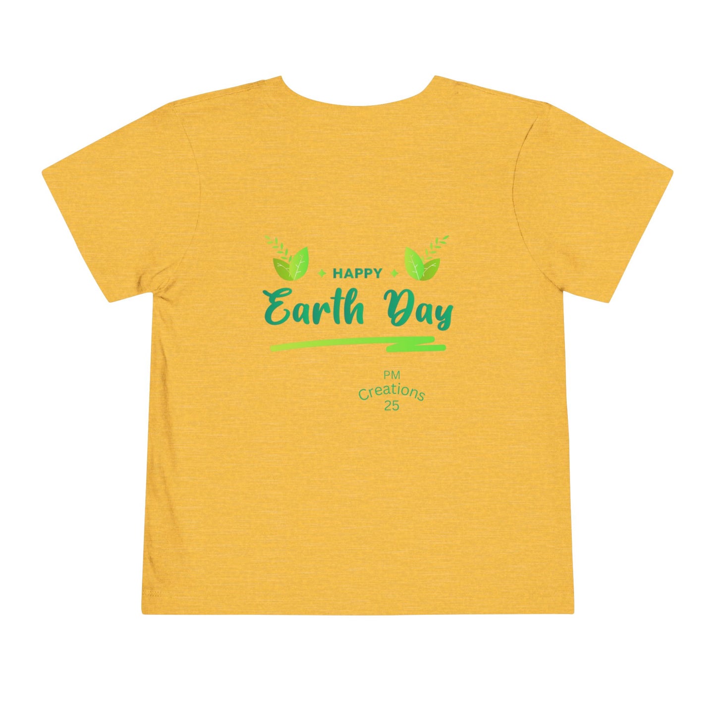 Toddler Tee – "Be the Change" Earth Day Kids Shirt
