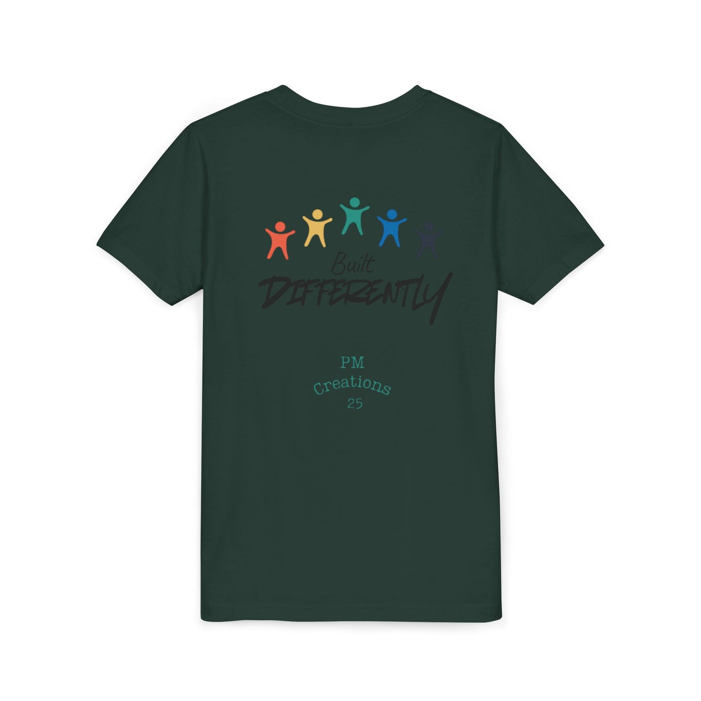Built Differently Youth Tee — Autism/Neurodiversity Pride Kids T‑Shirt