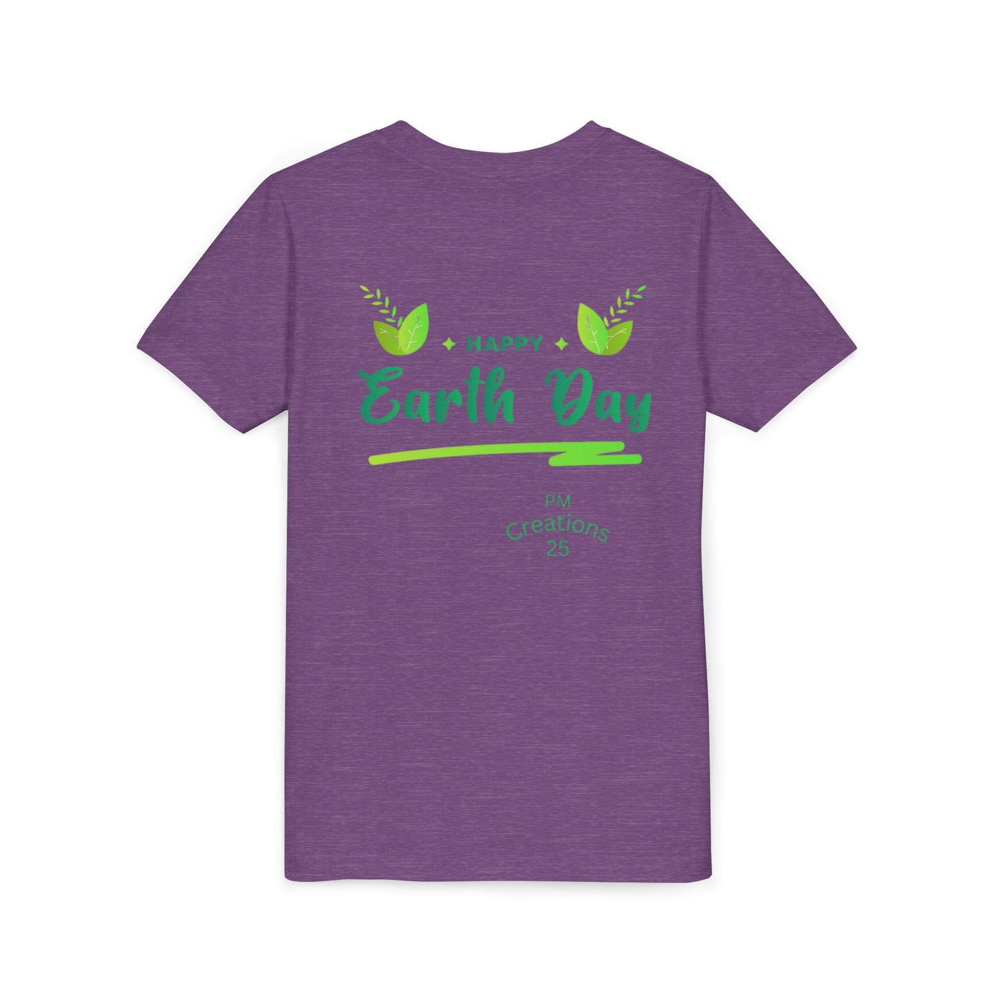Youth Earth Day Tee - "Our Earth Our Home" Kids Short Sleeve Shirt (April 22, 2026)