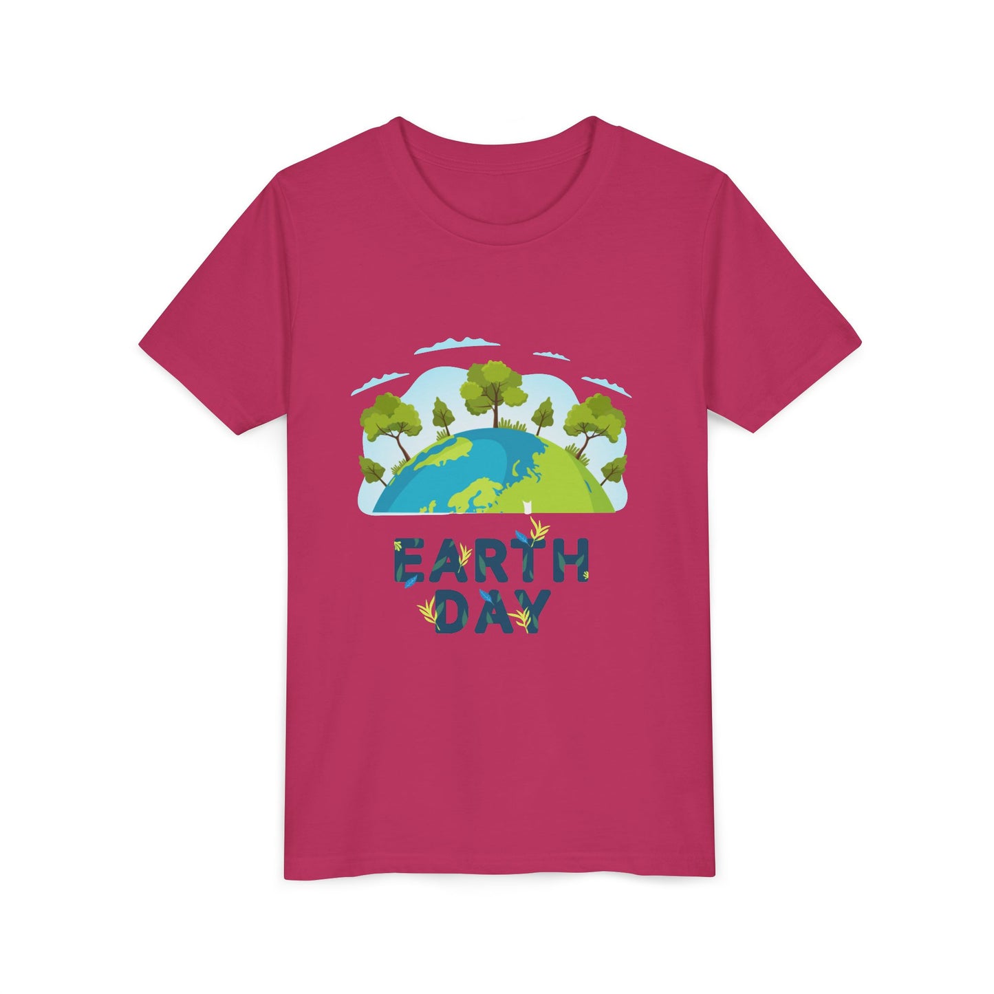 Earth Day Kid T-Shirt – Happy Earth Day Youth Tee with Tree Globe Design