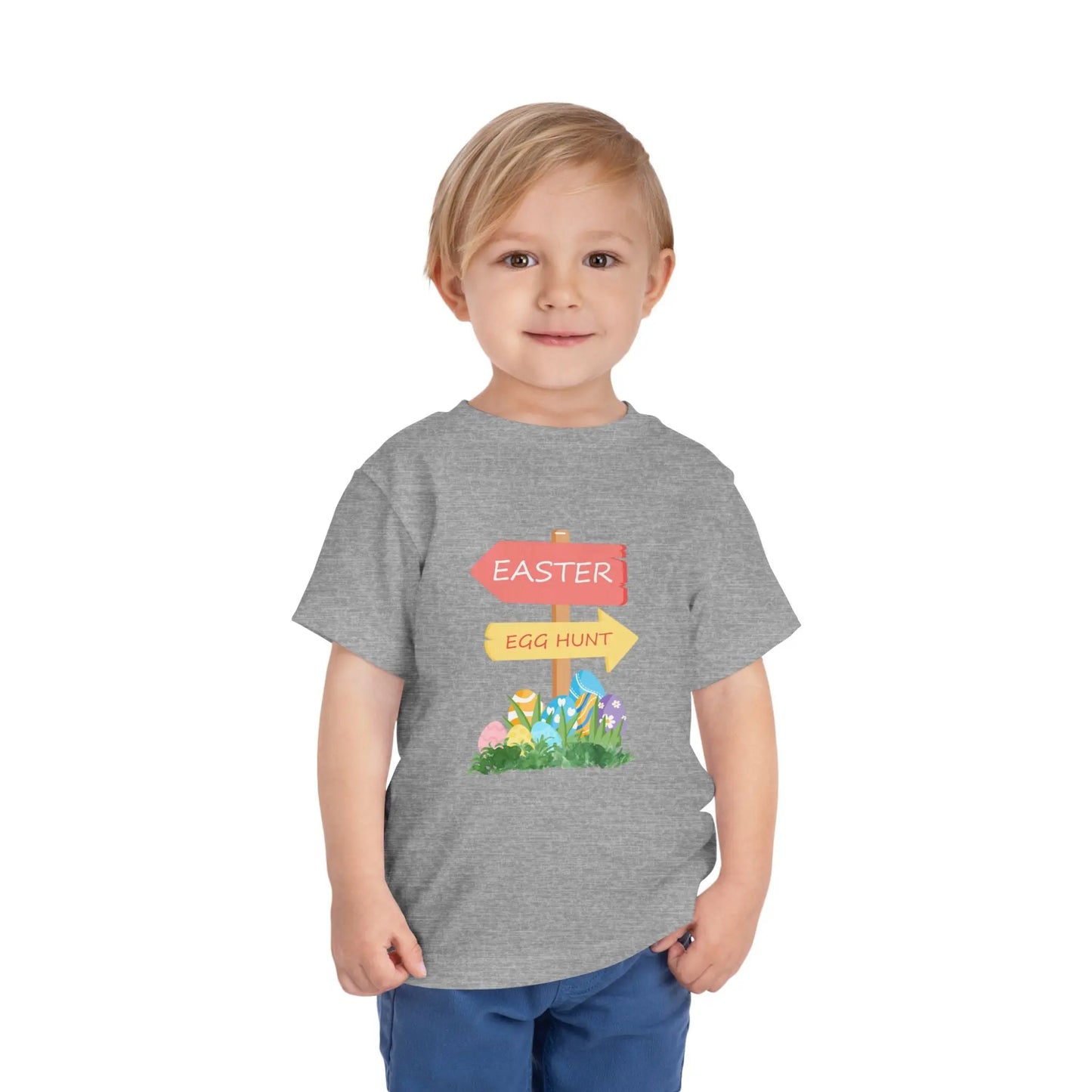 Easter Egg Hunt Toddler Tee Printify