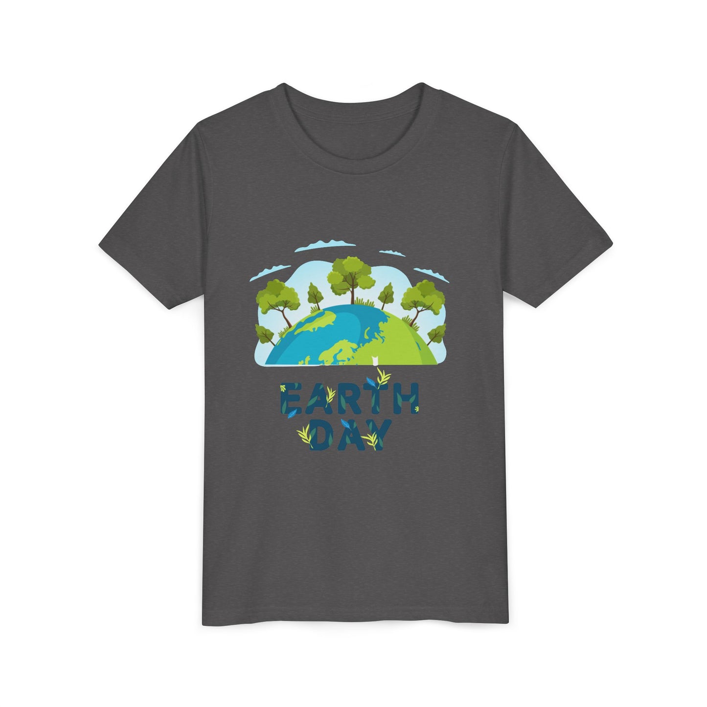 Earth Day Kid T-Shirt – Happy Earth Day Youth Tee with Tree Globe Design