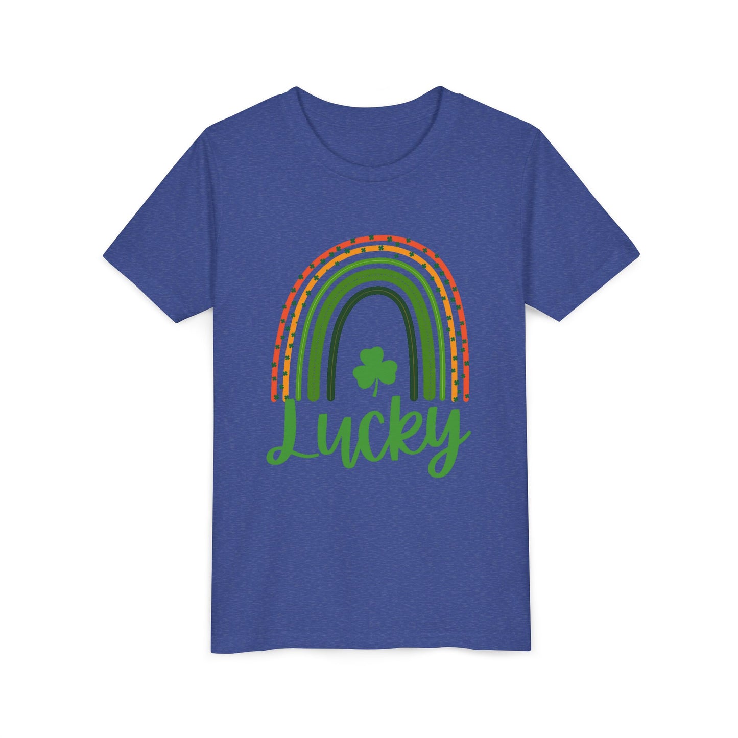 Lucky Rainbow Youth Tee — St. Patrick’s Day Shamrock Kids T-Shirt