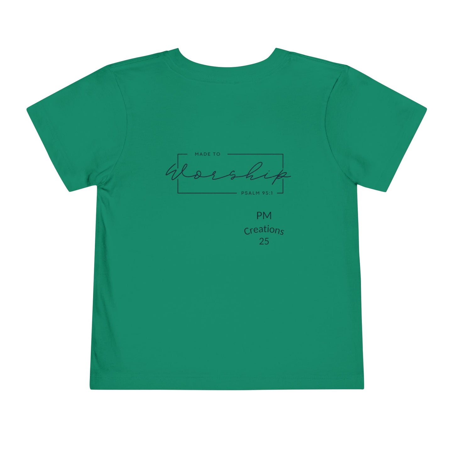 Toddler Tee — "Gratitude Blooms" Floral Christian Graphic