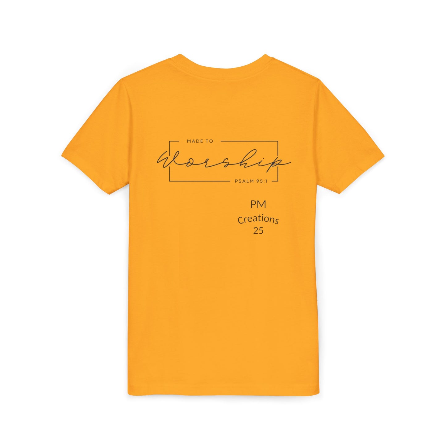 Gratitude Blossoms Youth Tee — Floral Inspirational Kids Shirt