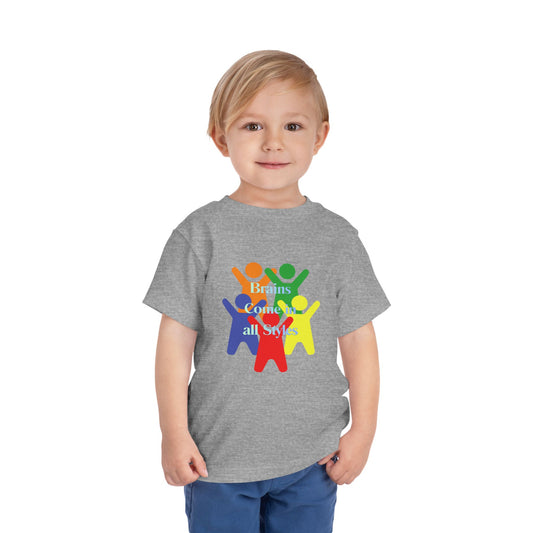 Toddler Tee — "Built Differently" Colorful Inclusion Kids Shirt
