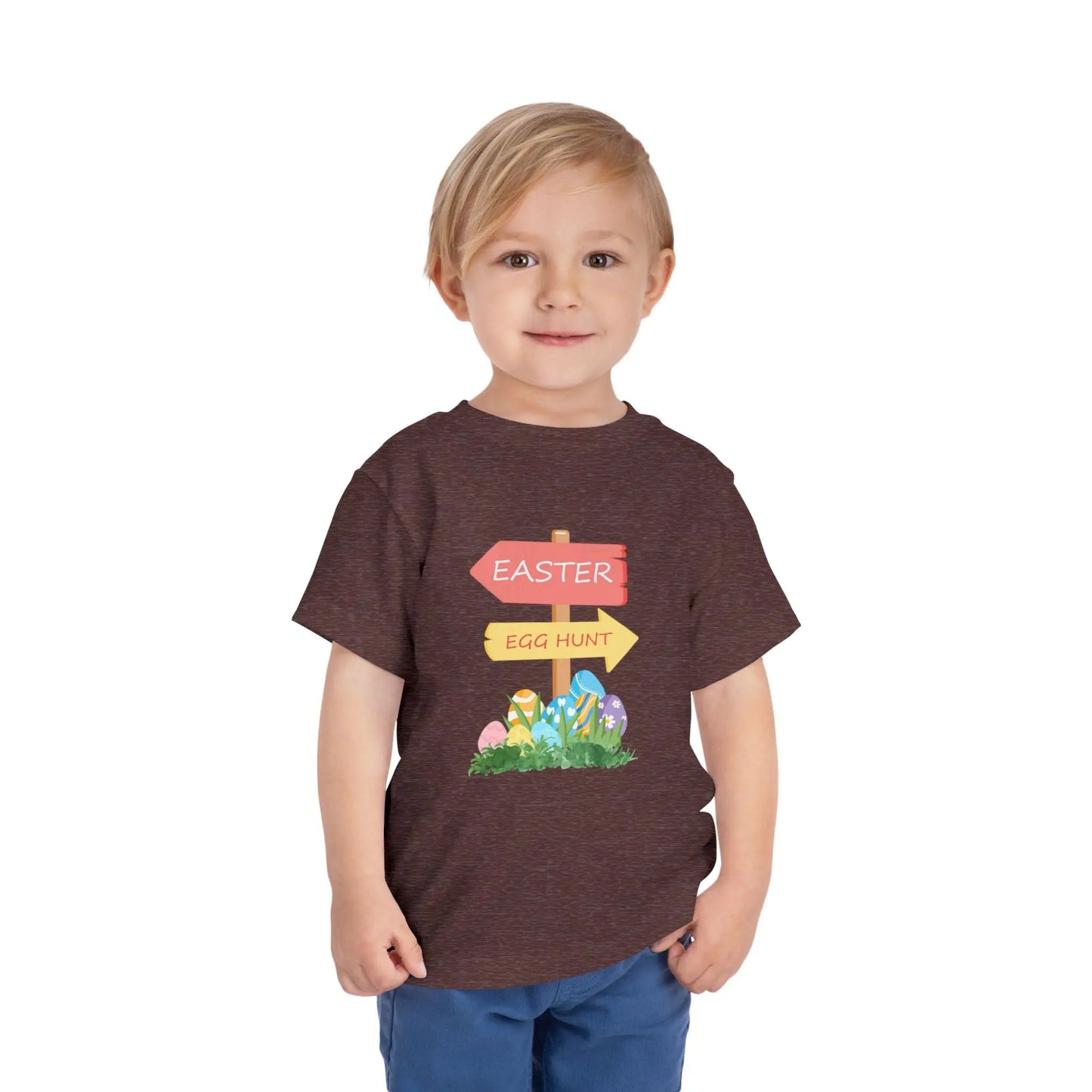 Easter Egg Hunt Toddler Tee Printify