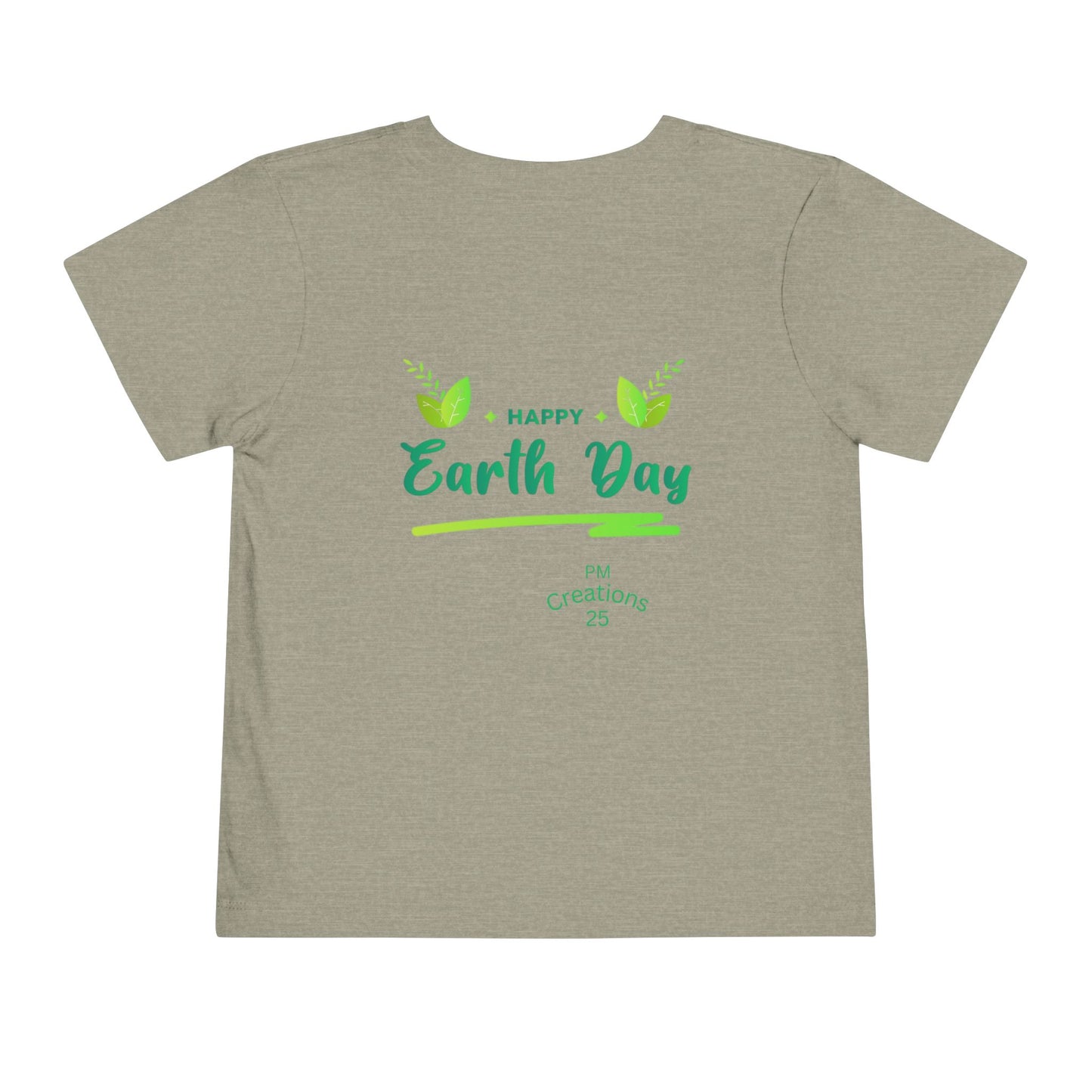 Toddler Tee – "Be the Change" Earth Day Kids Shirt