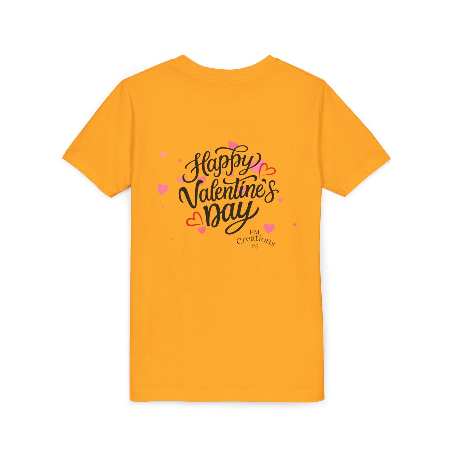 Valentine's Day Youth Tee – Cute Penguin with Hearts