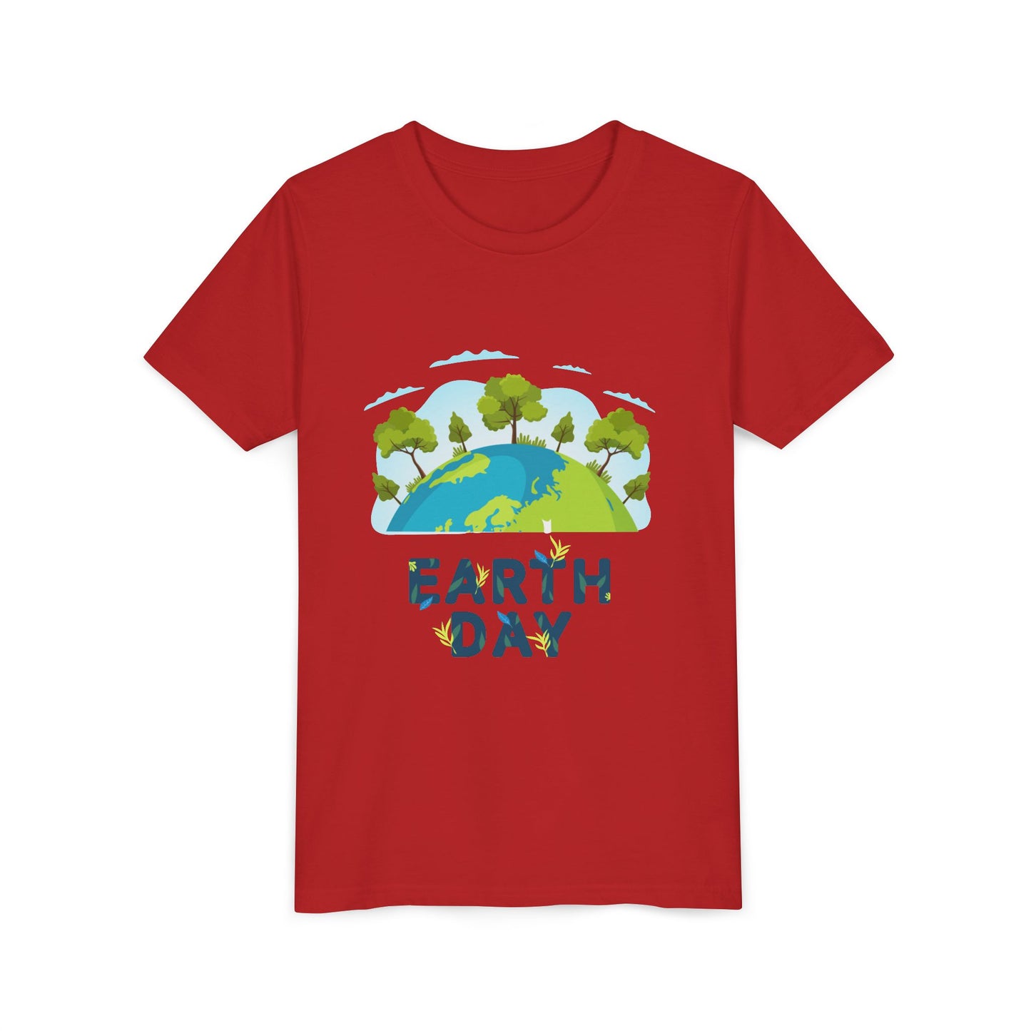 Earth Day Kid T-Shirt – Happy Earth Day Youth Tee with Tree Globe Design