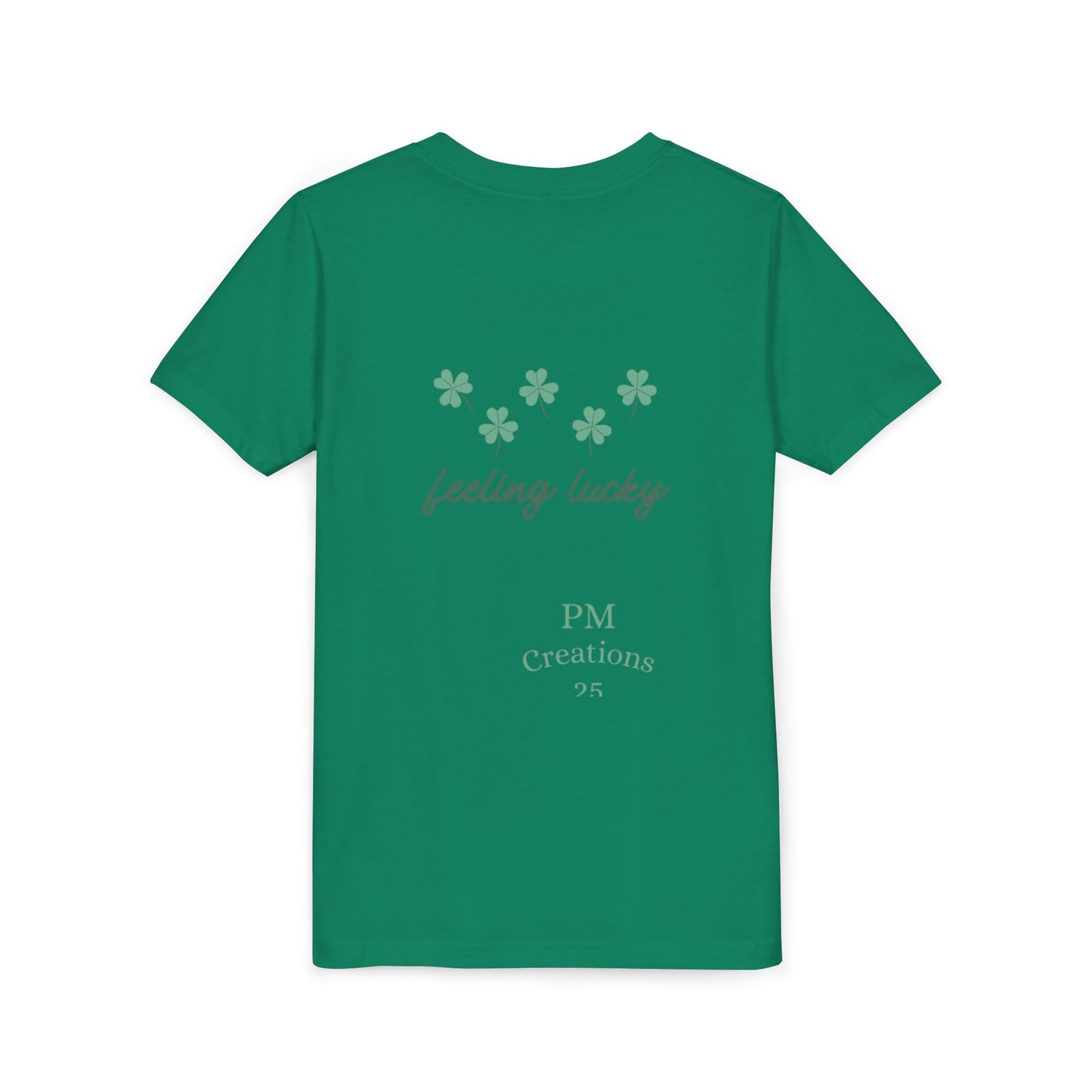 Happy St. Patrick's Day Youth Tee - Rainbow Shamrock Shirt