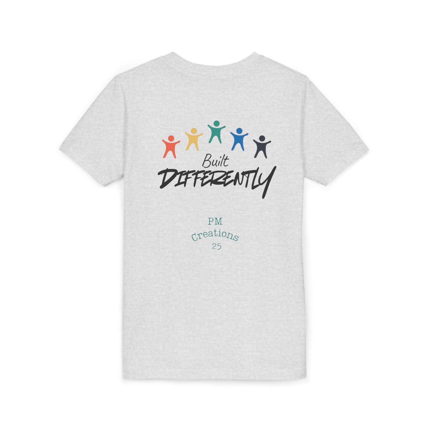 Built Differently Youth Tee — Autism/Neurodiversity Pride Kids T‑Shirt