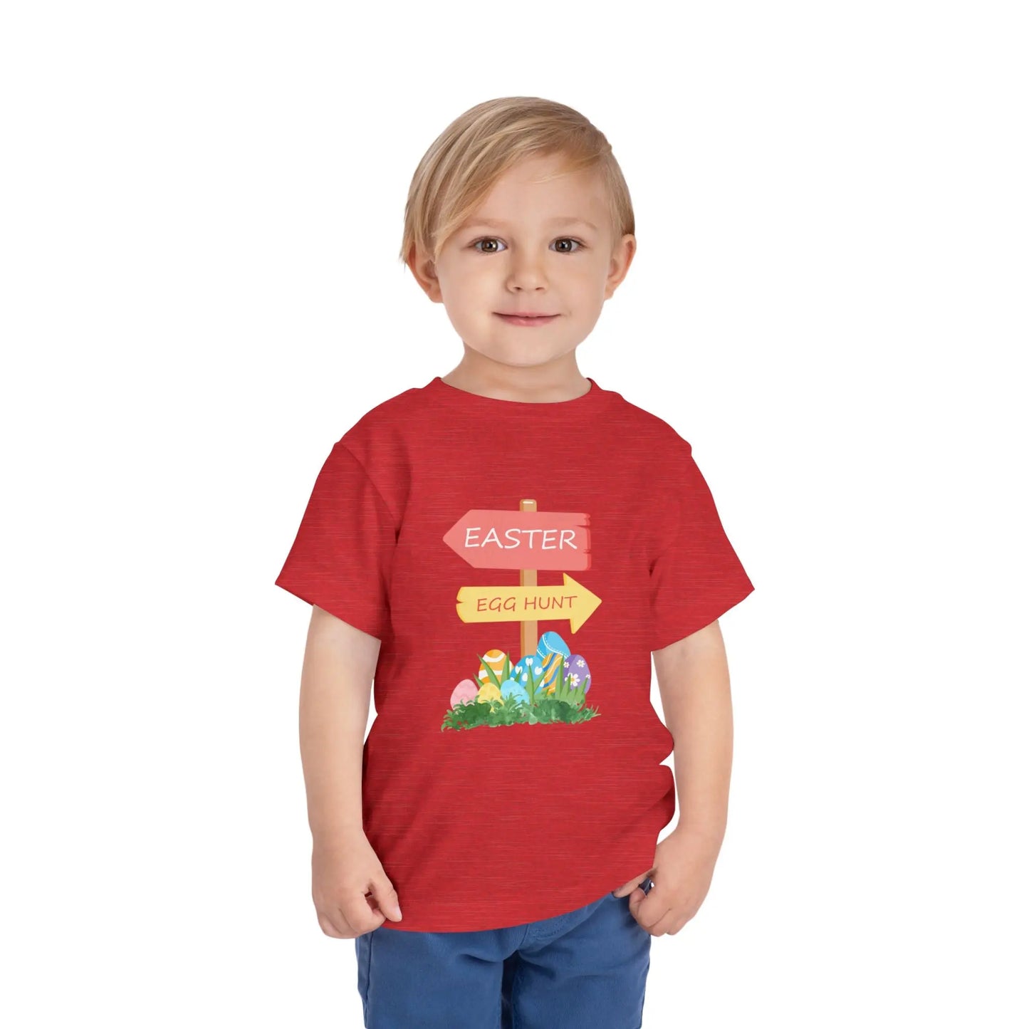 Easter Egg Hunt Toddler Tee Printify