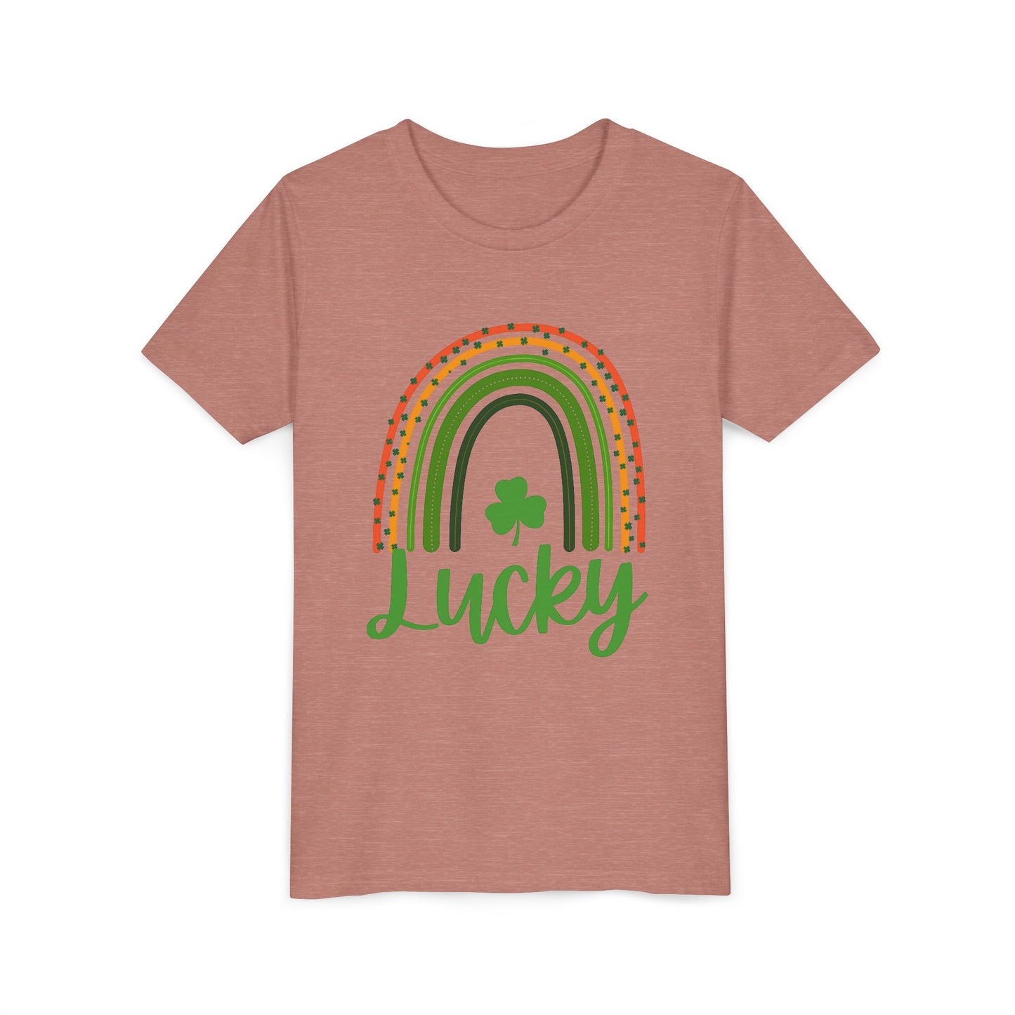 Lucky Rainbow Youth Tee — St. Patrick’s Day Shamrock Kids T-Shirt