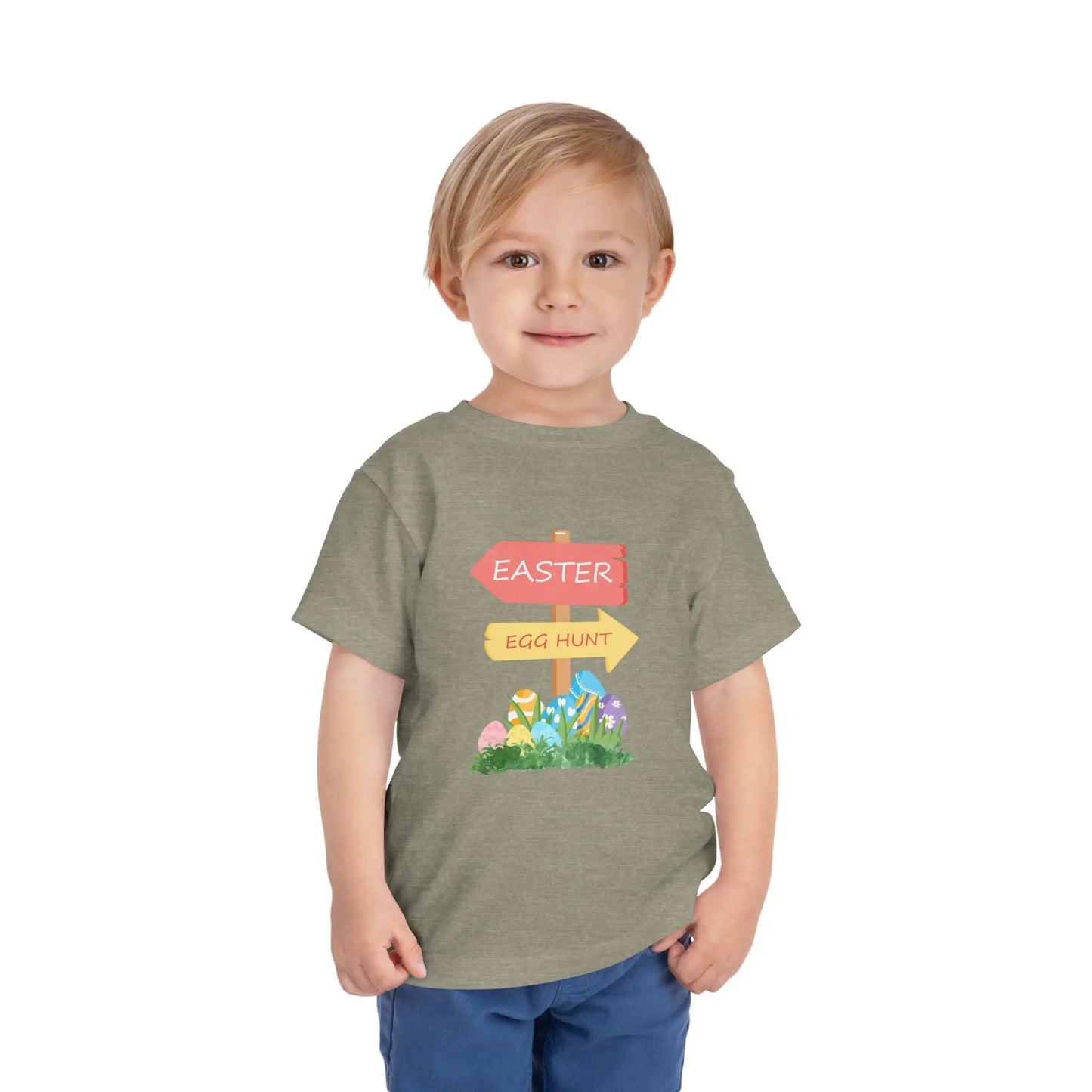 Easter Egg Hunt Toddler Tee Printify