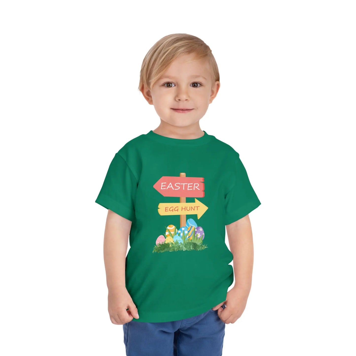 Easter Egg Hunt Toddler Tee Printify