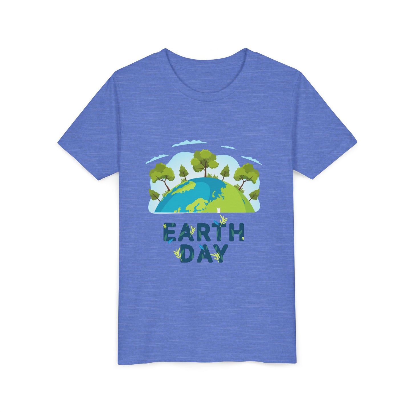 Earth Day Kid T-Shirt – Happy Earth Day Youth Tee with Tree Globe Design