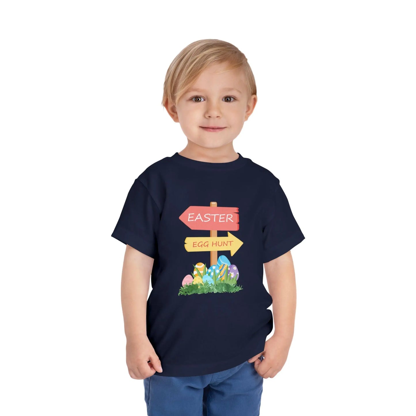 Easter Egg Hunt Toddler Tee Printify