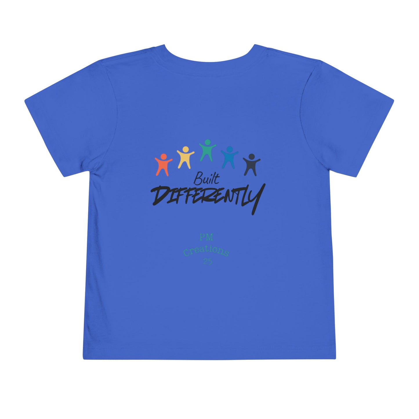 Built Differently Toddler Tee — Autism/Neurodiversity Pride Kids T‑Shirt