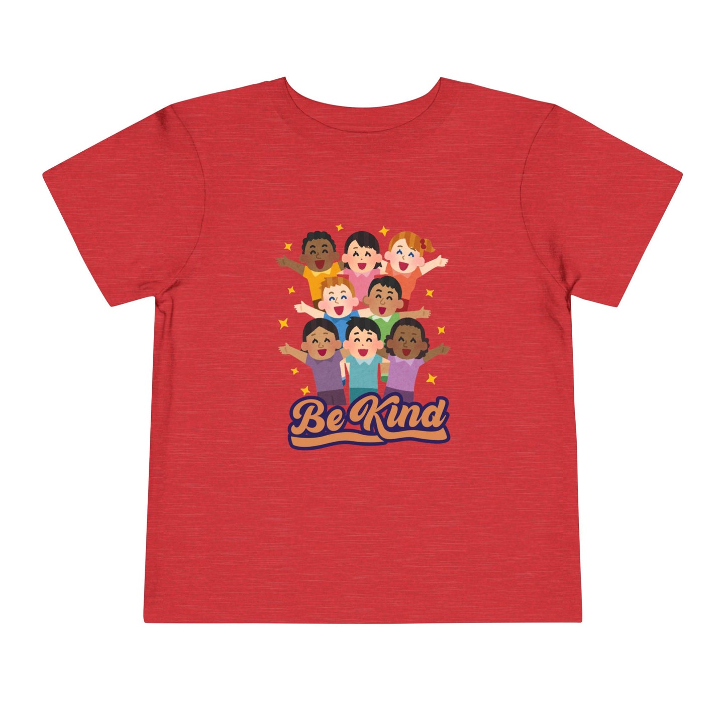 Be Kind Toddler Tee — Diverse Kids "Be Kind" Graphic Shirt