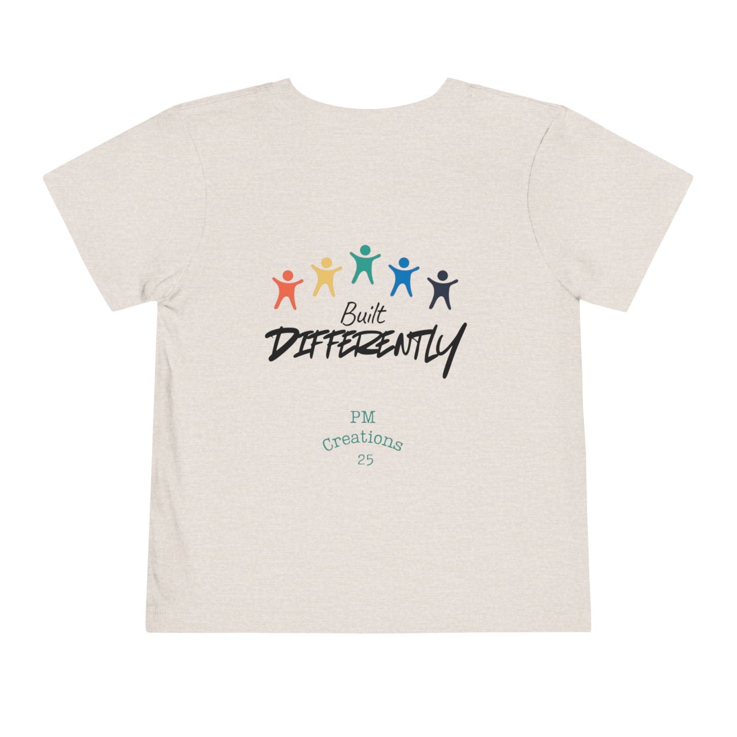 Built Differently Toddler Tee — Autism/Neurodiversity Pride Kids T‑Shirt