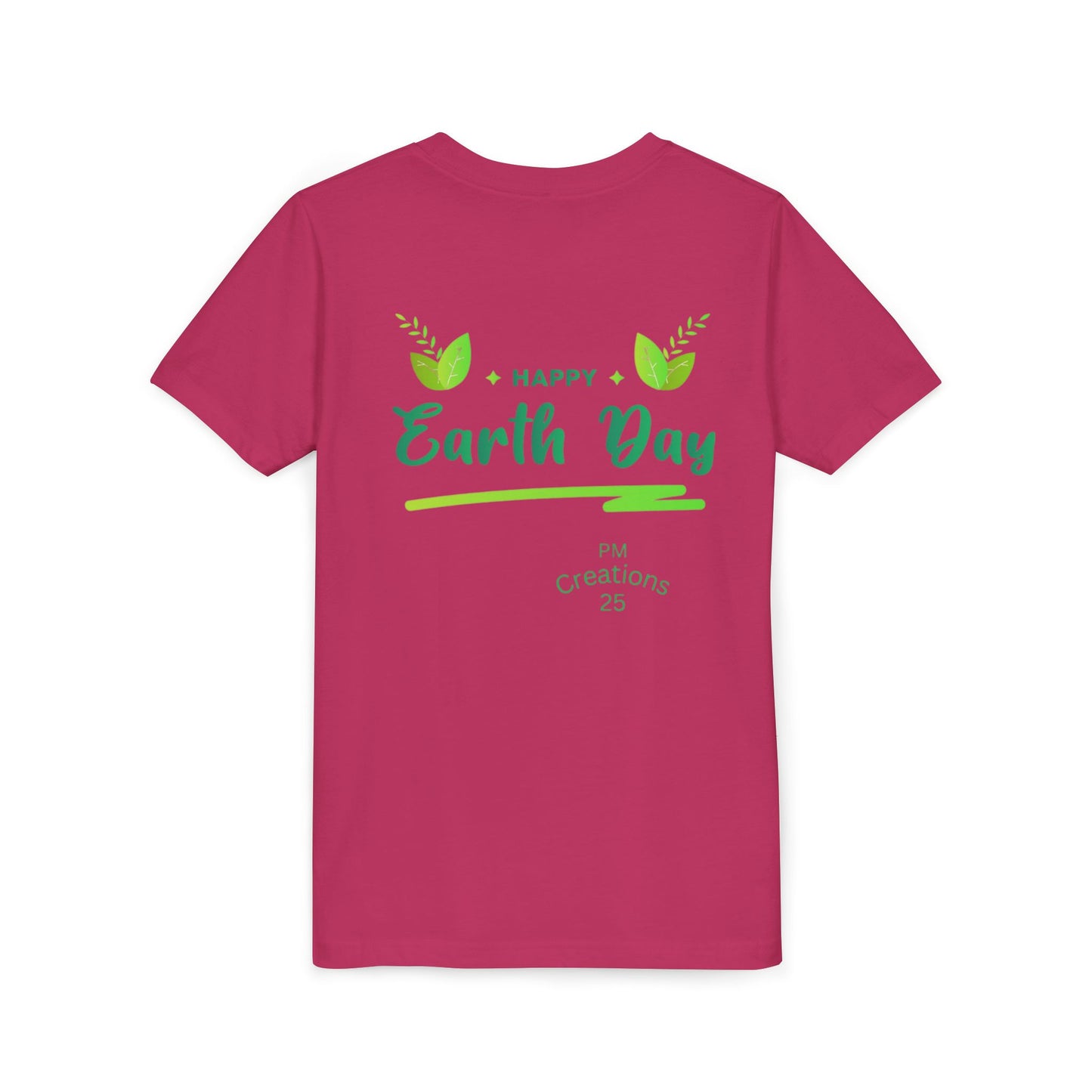Youth Earth Day Tee - "Our Earth Our Home" Kids Short Sleeve Shirt (April 22, 2026)