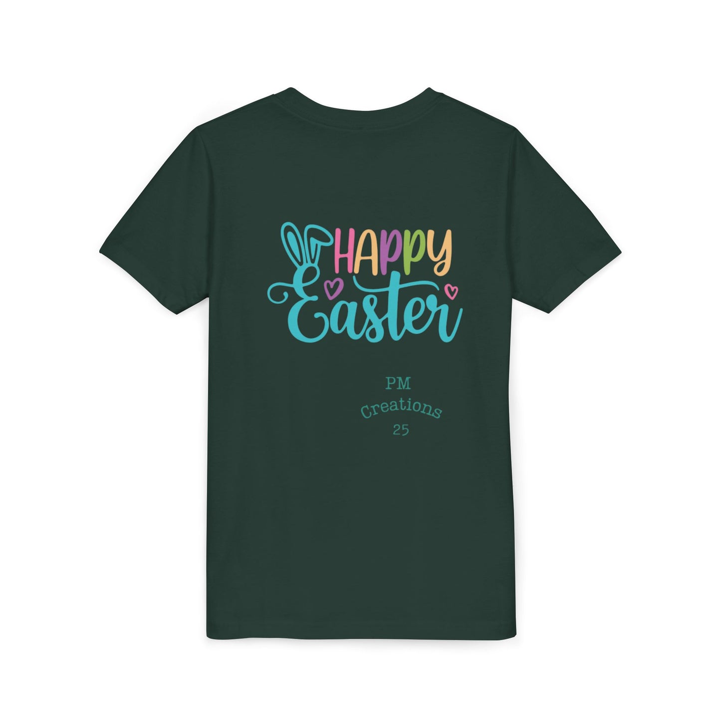 Easter Kids T‑Shirt — "Happy Easter to Every Bunny" Cute Bunny in Car Graphic