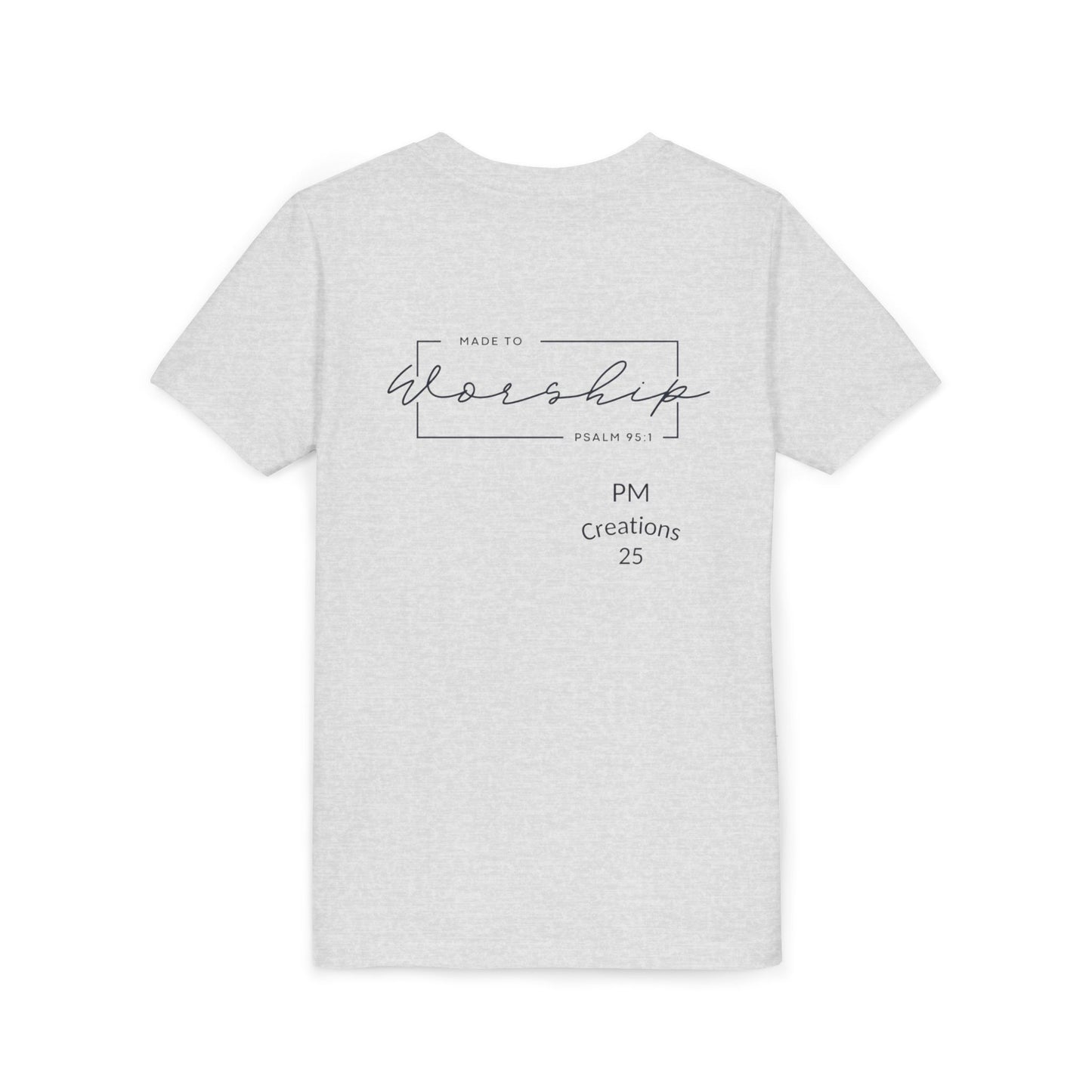 He Is Risen Youth Tee — Easter Cross & Dove Christian Kids Shirt