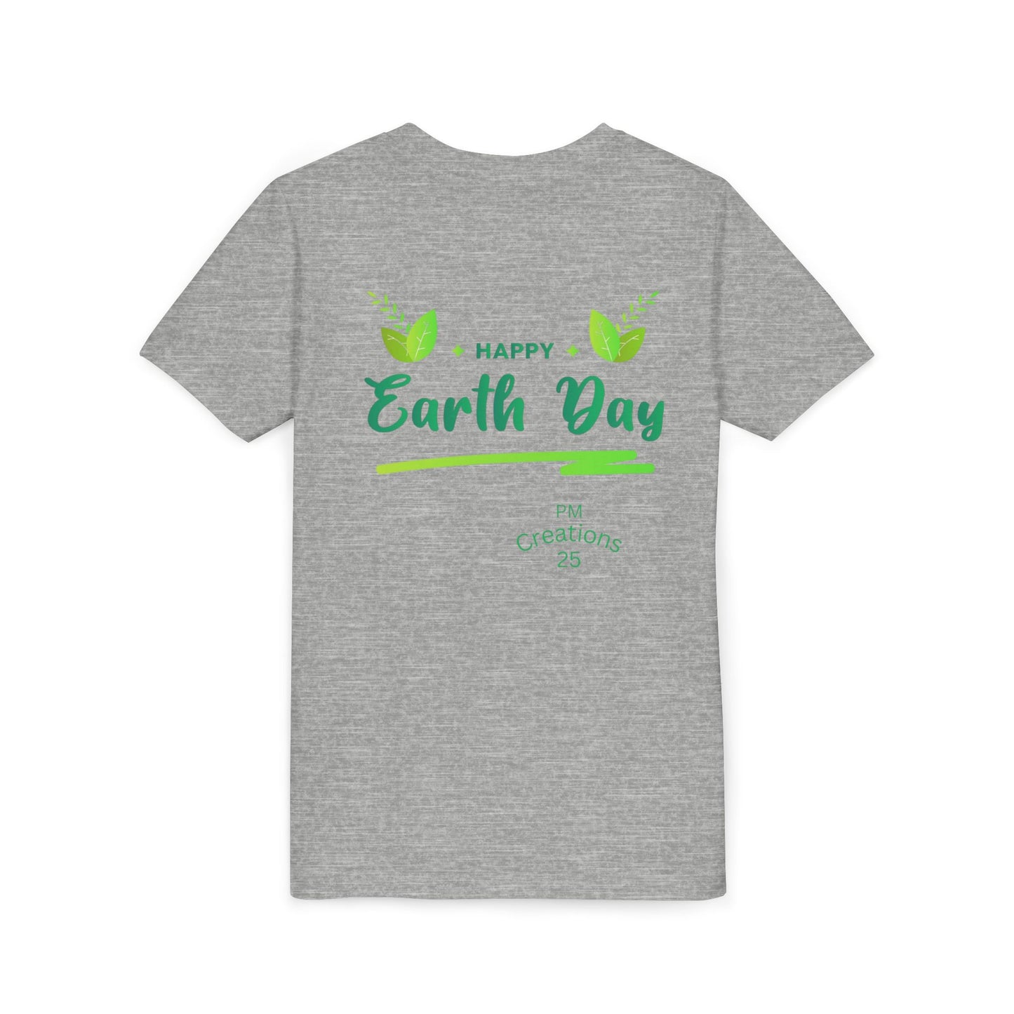 Youth Earth Day Tee - "Our Earth Our Home" Kids Short Sleeve Shirt (April 22, 2026)