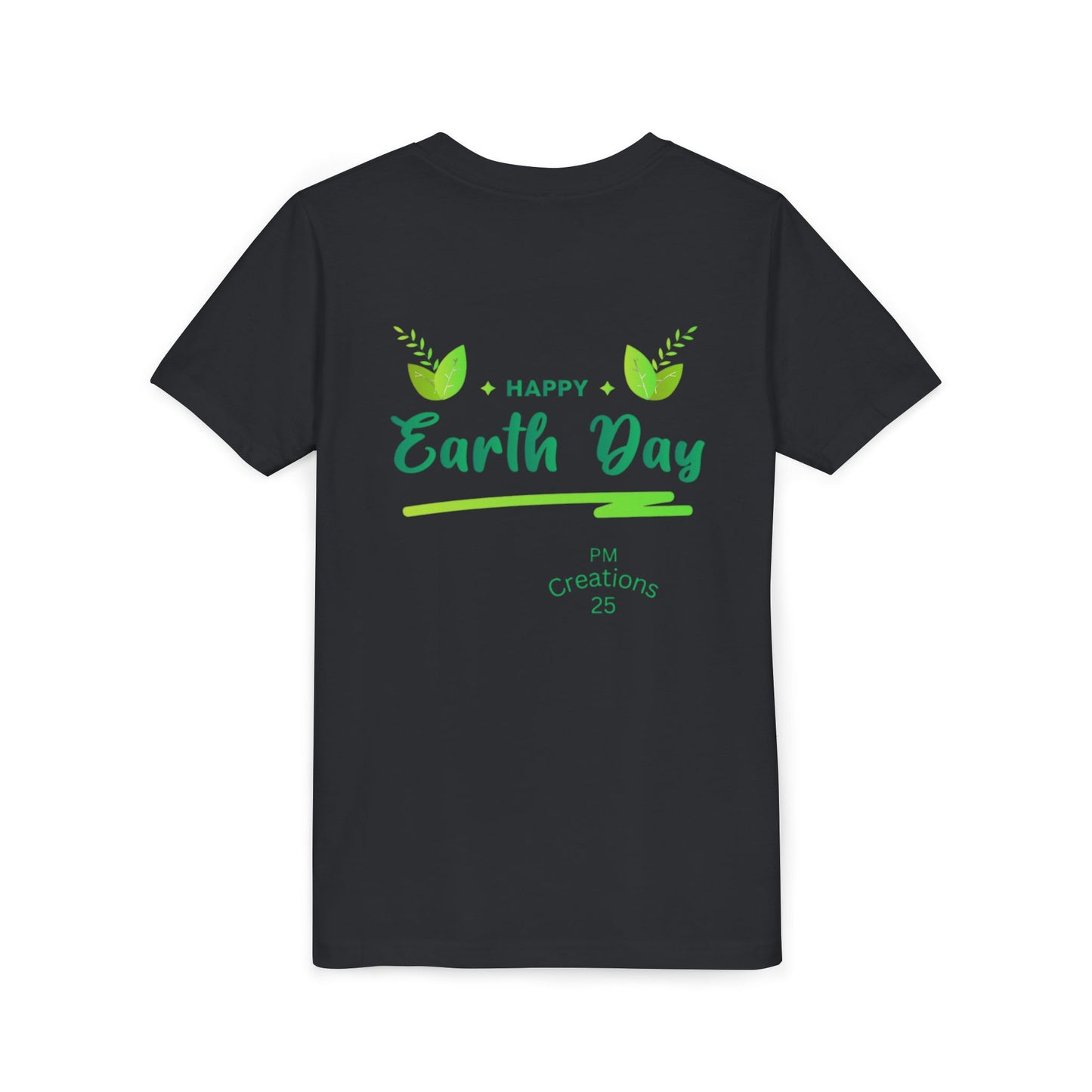 Earth Day Kids T-Shirt - Cute Smiling Heart Earth Design