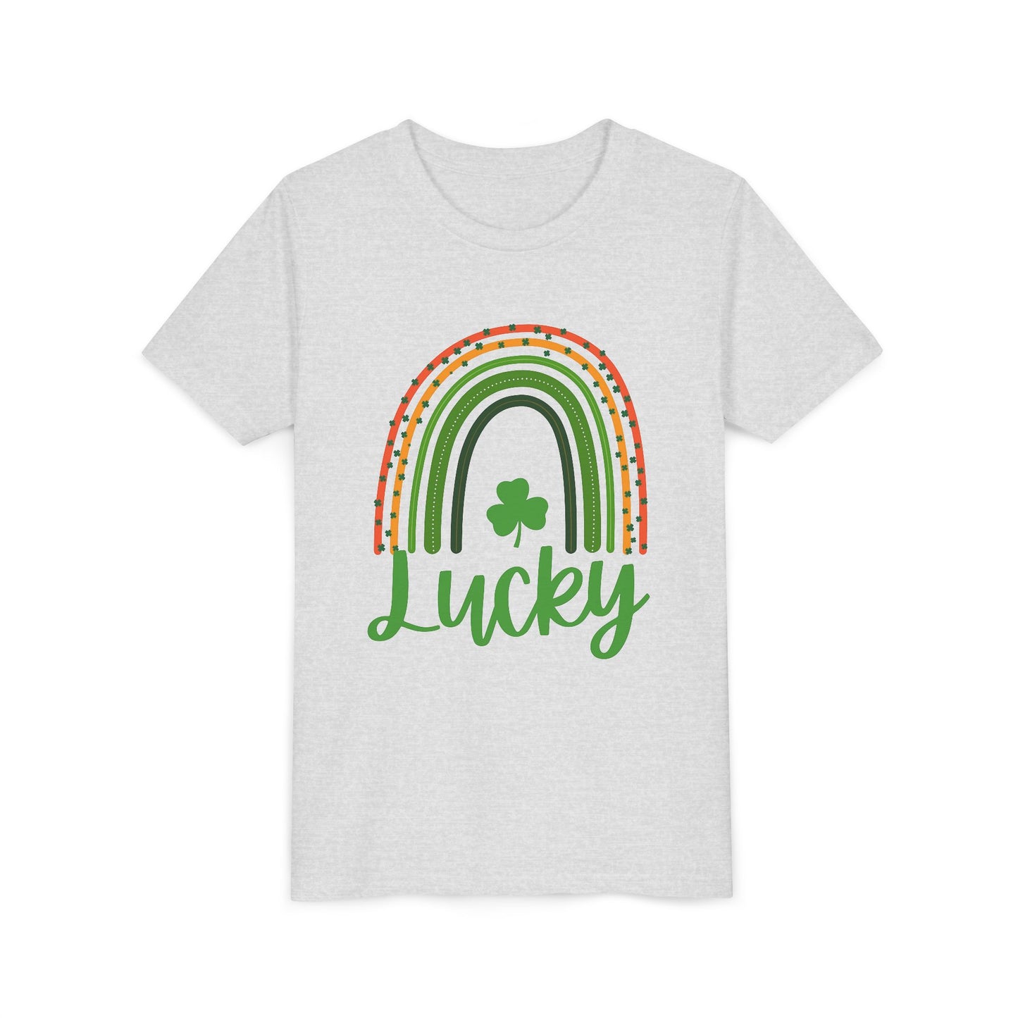 Lucky Rainbow Youth Tee — St. Patrick’s Day Shamrock Kids T-Shirt
