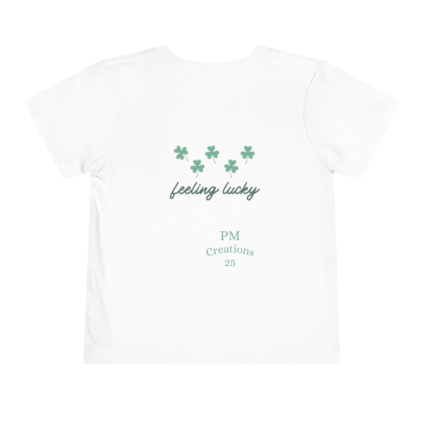 Toddler Tee — 'Lucky' Shamrock Rainbow St. Patrick’s Day Shirt